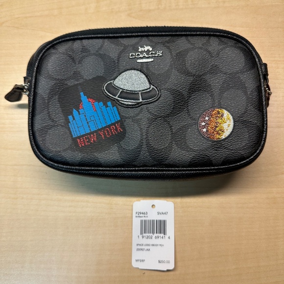 NWT! RARE! COACH NASA COLLABORATION SPACE SIGNATURE CROSSBODY SHOULDERBAG F29463 - Picture 13 of 13